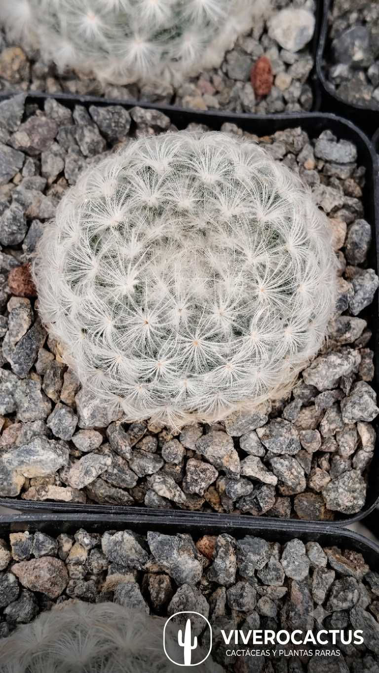 Mammillaria plumosa 4"